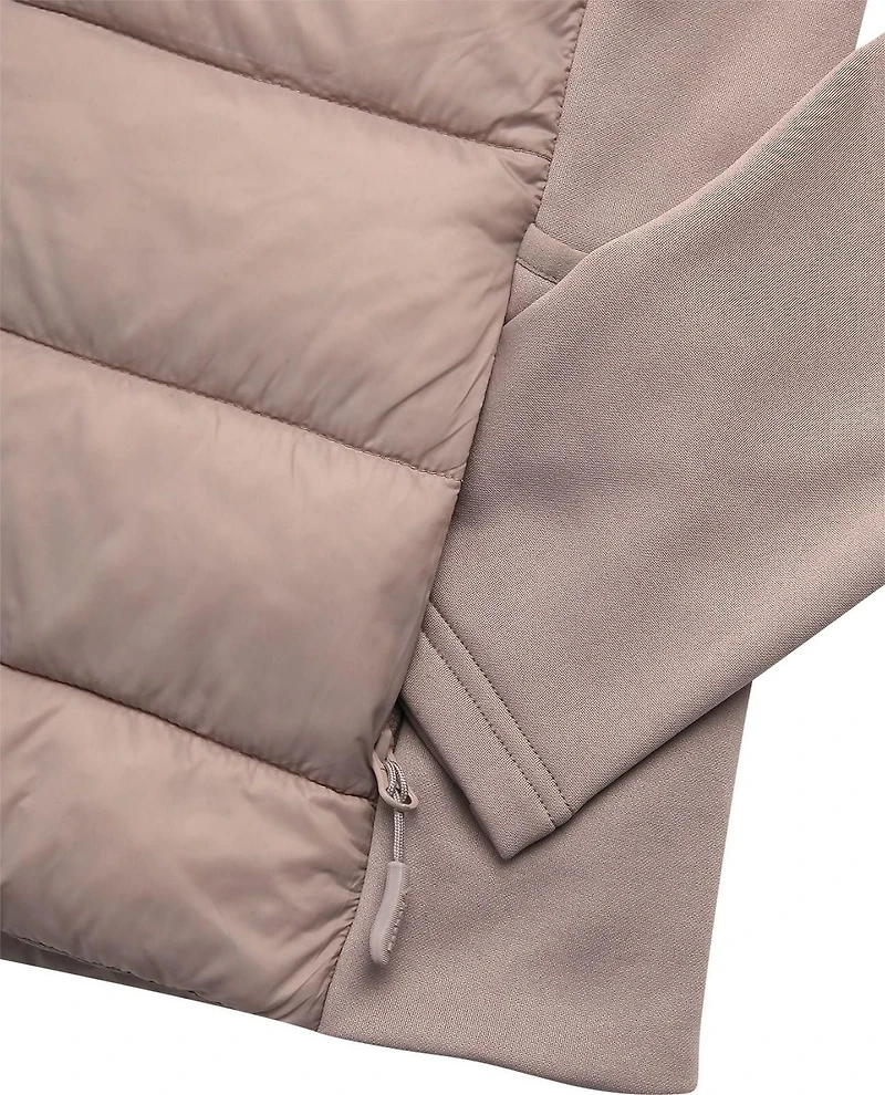 Veste pour femmes Reebok en maille extensible et tissu matelassé isolant