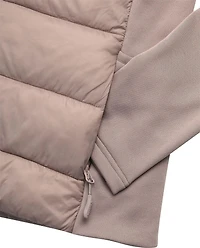 Veste pour femmes Reebok en maille extensible et tissu matelassé isolant