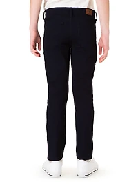 U.S. Polo Assn. Boy's Stretch Twill 5-Pocket Straight Fit Pant