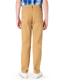 U.S. Polo Assn. Pantalon Droit en Sergé Extensible pour Garçon