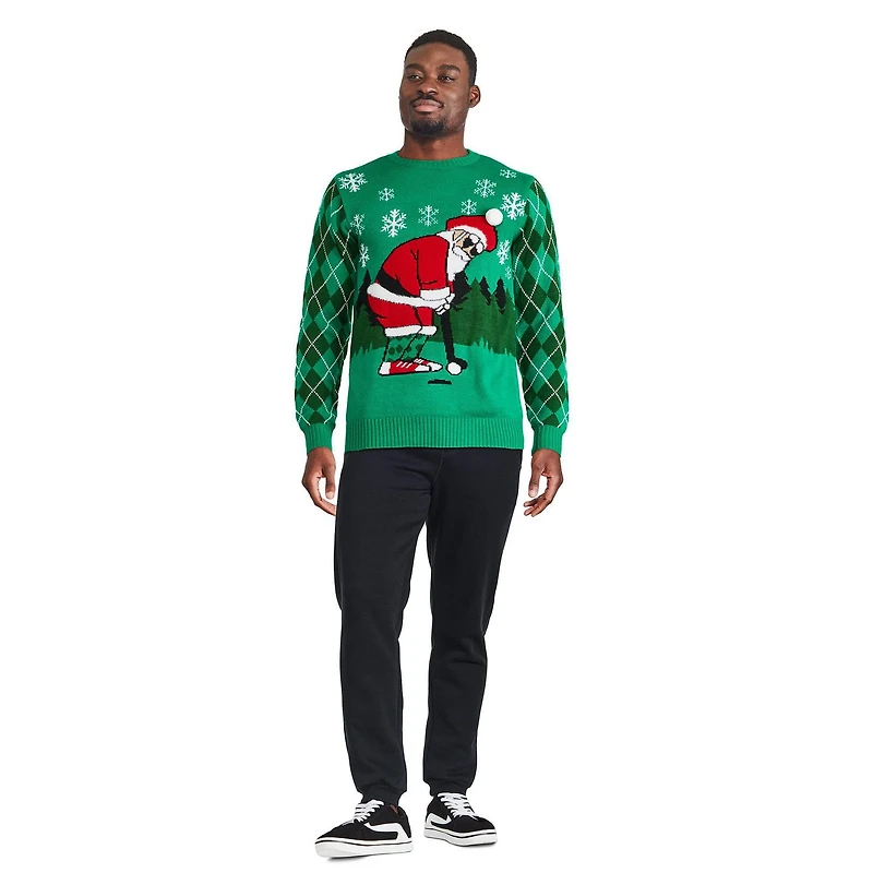 George Men's Holiday Novelty Sweater