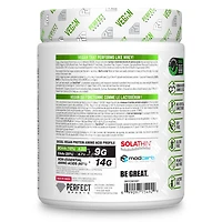 PERFECT Sports - DIESEL végétalien, poudre de protéines 100 % végétales, sans soja, sans lactose, sans gluten, approuvé par Keto, entièrement naturel, édulcoré exclusivement avec de la stévia. Rêve glacé à la vanille (10 portions, 350g)