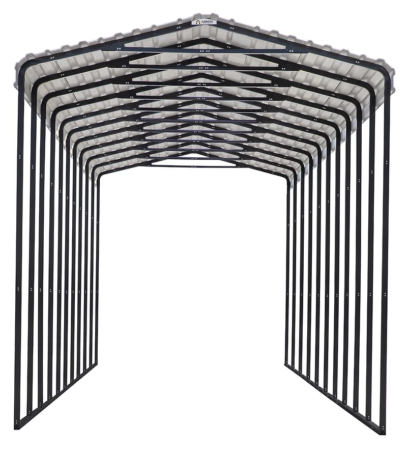 Abri d’auto Arrow, 14x47x14, charbon