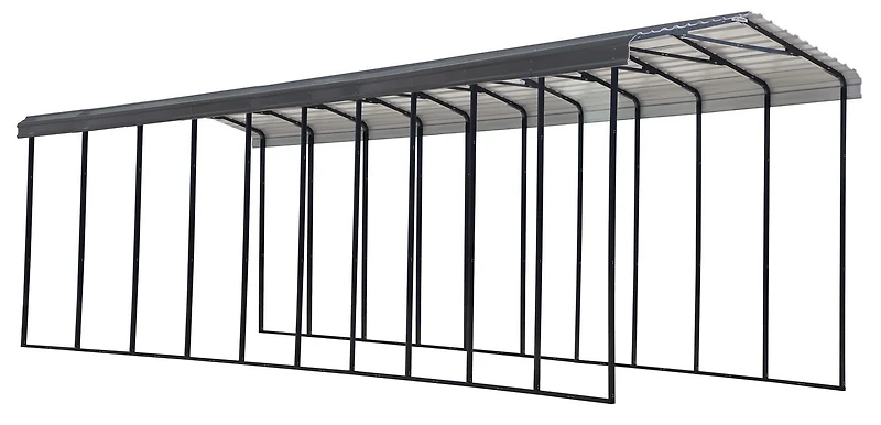 Abri d’auto Arrow, 14x47x14, charbon