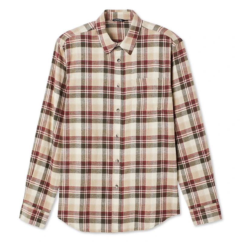 George Men's Flannel Shirt