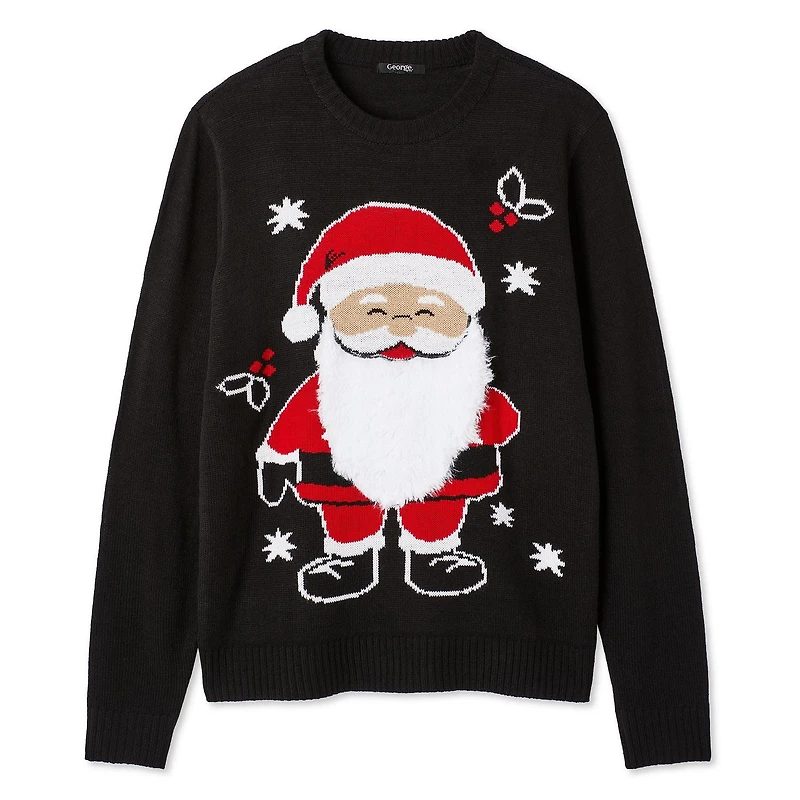 George Men's Holiday Novelty Sweater, Sizes S-XL