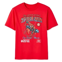 Marvel Boys' Spider-Man Short Sleeve Tee, Sizes XS-XL
