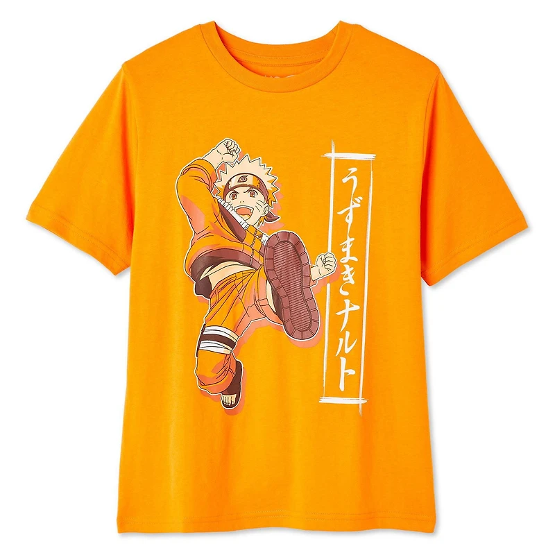 Naruto Boys' Short Sleeve Tee, Sizes XS-XL