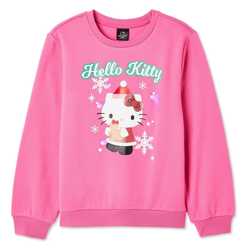 Chandail lumineux Hello Kitty pour filles Tailles TP–TG