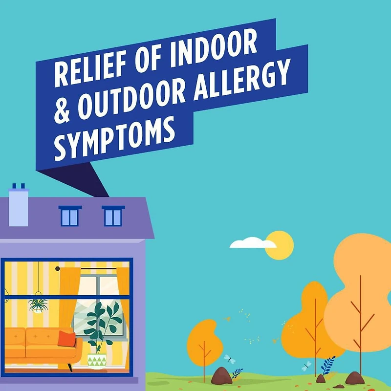 Reactine Extra Strength Antihistamine Tablets - 10mg Cetirizine Hydrochloride