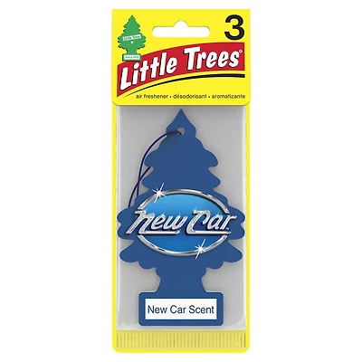 Assainisseur d'air LITTLE TREES New Car Scent 3-Pack Paq. de 3