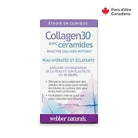 Webber Naturals Collagen30 avec céramides 120 comprimés