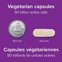 Webber Naturals Probiotique, 50 milliards 30 capsules végétariennes