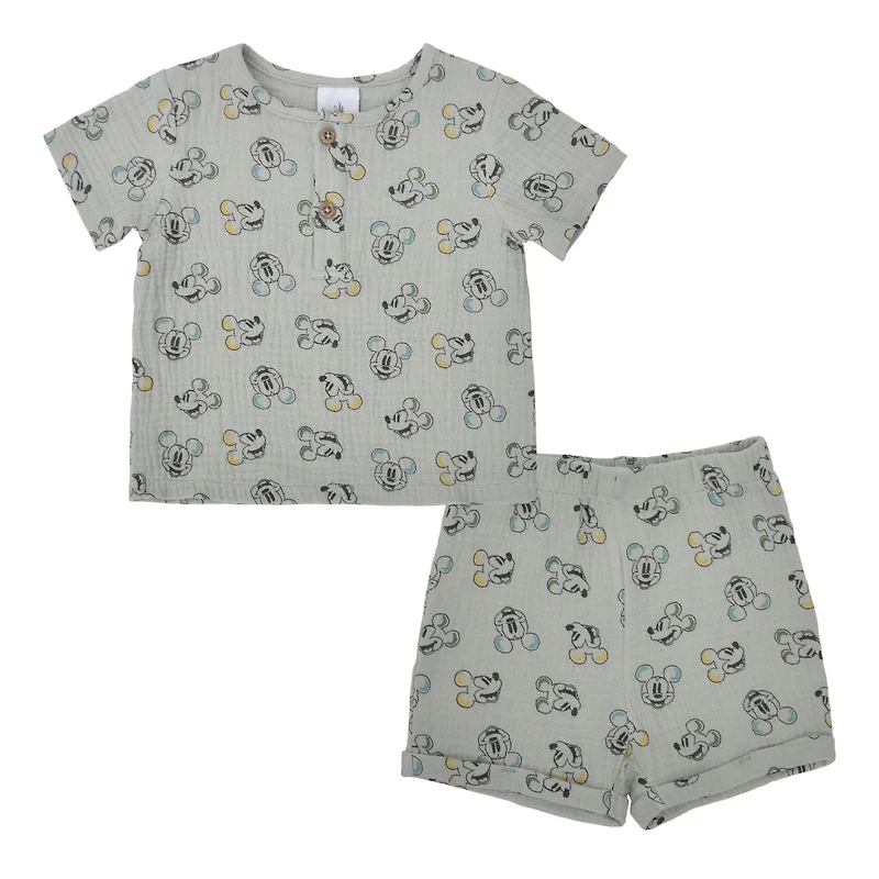 Disney Mickey Mouse Shorts Set