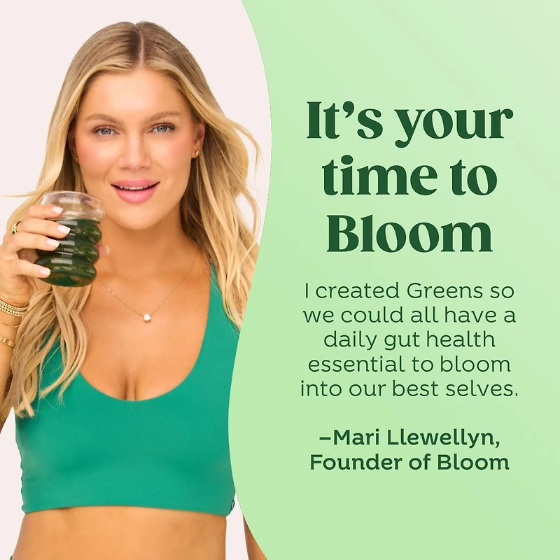 Bloom Nutrition Greens & Superfoods – Poudre de superaliments et de légumes verts, saveur baies, 25 portions Saveur Baies – 25 Portions