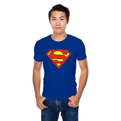 Superman Men's Classic Logo Short Sleeve T-Shirt, Sizes: S-XL