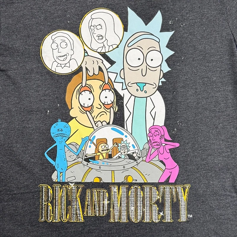 Rick And Morty Men's Bling Short Sleeve T-Shirt, Sizes: S-XL