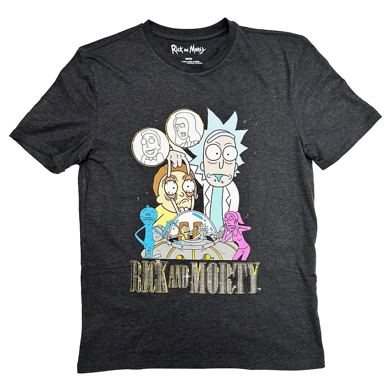 Rick And Morty Men's Bling Short Sleeve T-Shirt, Sizes: S-XL