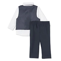 Ensemble 4 pièces avec chemise, pantalon
