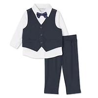 Ensemble 4 pièces avec chemise, pantalon