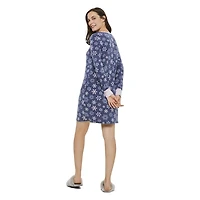 Chemise de nuit en tricot gaufré George pour femmes