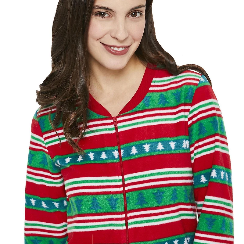 Pyjama de Noël avec rabat arrière au thème familial George