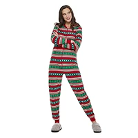 Pyjama de Noël avec rabat arrière au thème familial George