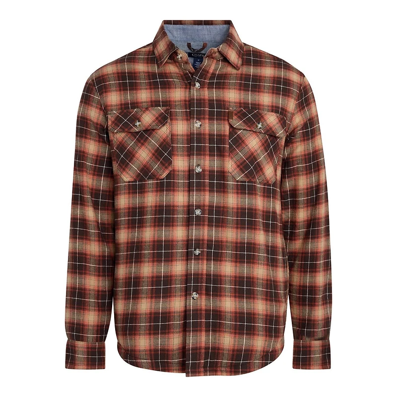 CHAPS SHIRT, A shirt jacket that's ready for whatever the season brings, from outdoor adventures to cozy hangs.