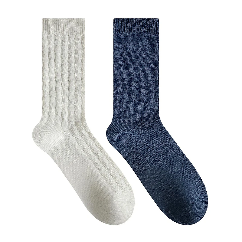 Secret Lounge Chaussettes Lurex Tissage Bulles Mi-mollet 2P