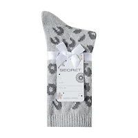 Secret Lounge Chaussettes Imprimées Léopard Mi-mollet 2P Pointures 6 à 10