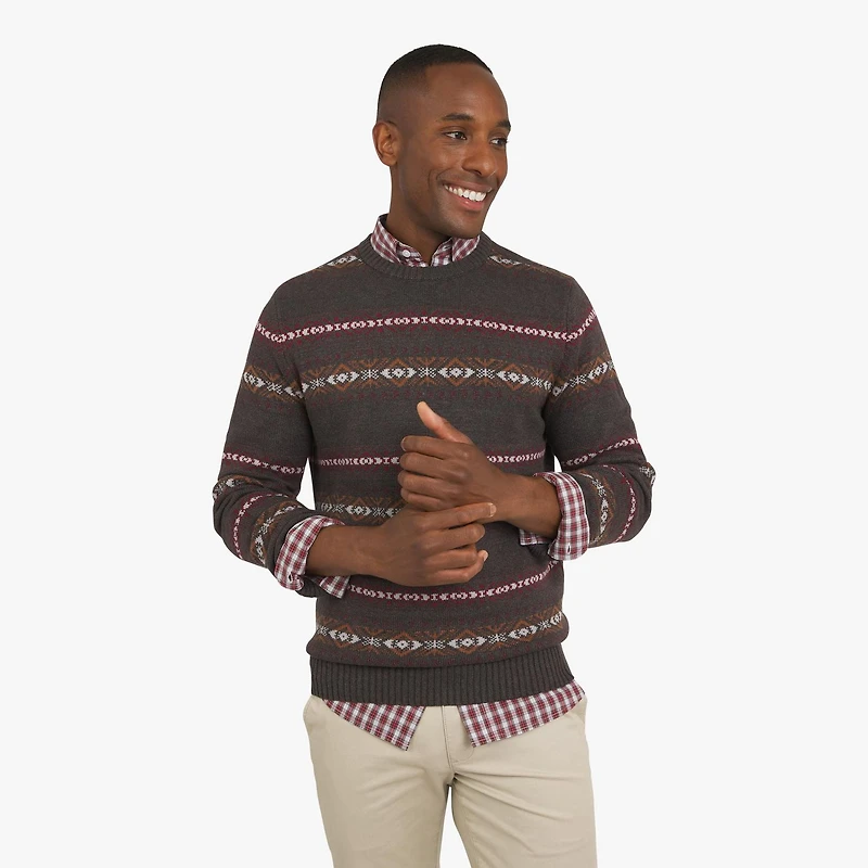Chaps SWEATER, Get into the festive spirit with Men's & Big Christmas Crewneck Sweater.