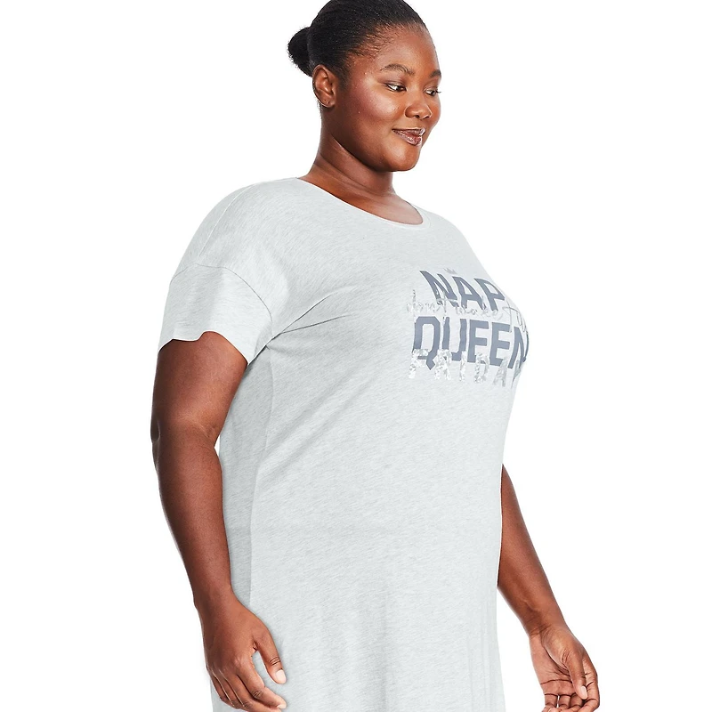 George Plus Women's Crew Neckline Nightshirt