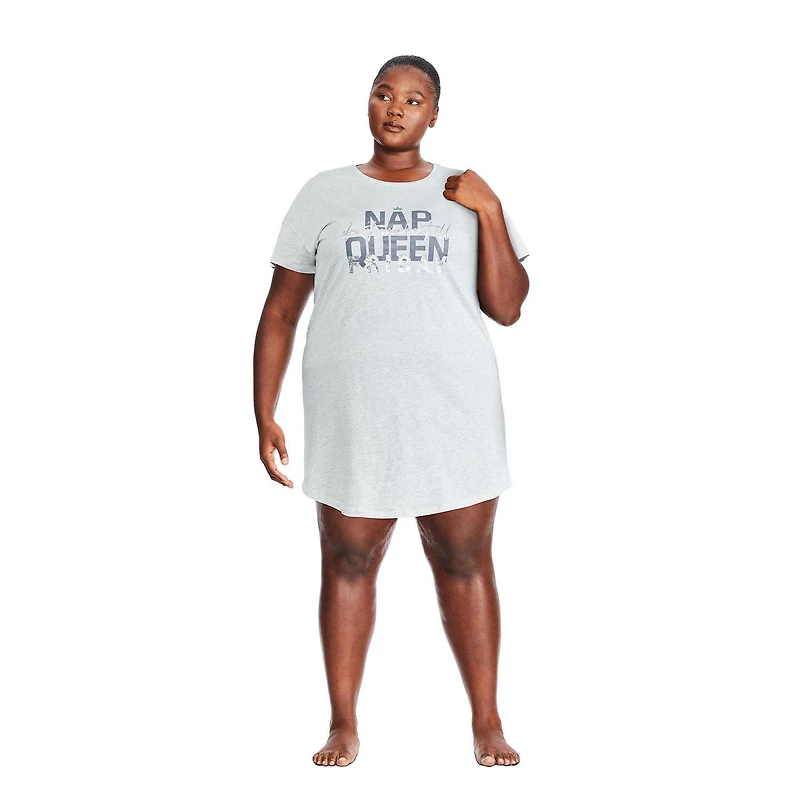 George Plus Women's Crew Neckline Nightshirt