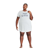 George Plus Women's Crew Neckline Nightshirt