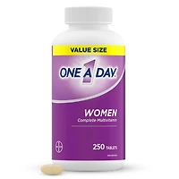 Multivitamines One A Day pour femmes – Vitamines quotidiennes pour femmes – Multivitamines pour femmes avec vitamines A, C et D, zinc pour le soutien immunitaire, vitamines E et B12, biotine, calcium et fer 250 comprimés