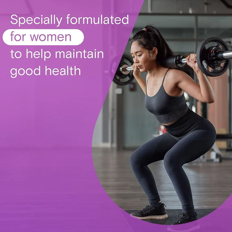Multivitamines One A Day pour femmes – Vitamines quotidiennes pour femmes – Multivitamines pour femmes avec vitamines A, C et D, zinc pour le soutien immunitaire, vitamines E et B12, biotine, calcium et fer 250 comprimés