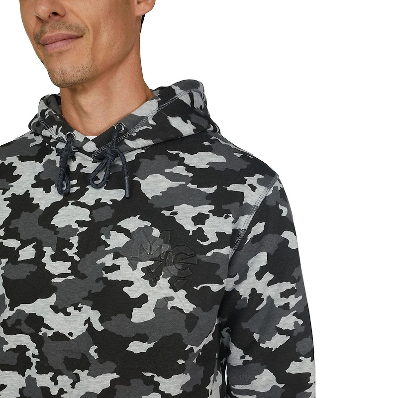 MEXX Fleece Camo Print Popover Hoodie for Men