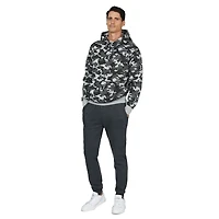 MEXX Fleece Camo Print Popover Hoodie for Men