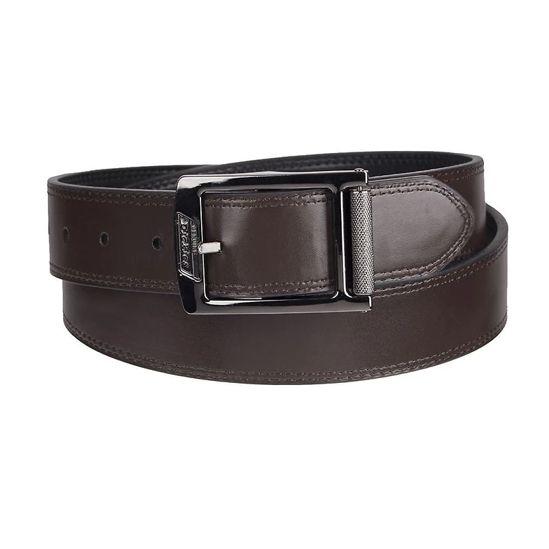 Ceinture en cuir réversible à rouleau texturé Genuine Dickies 35 mm pour hommes