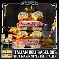 D’Italiano with Gusto!™ Everything & Herb Bagels, 540 g