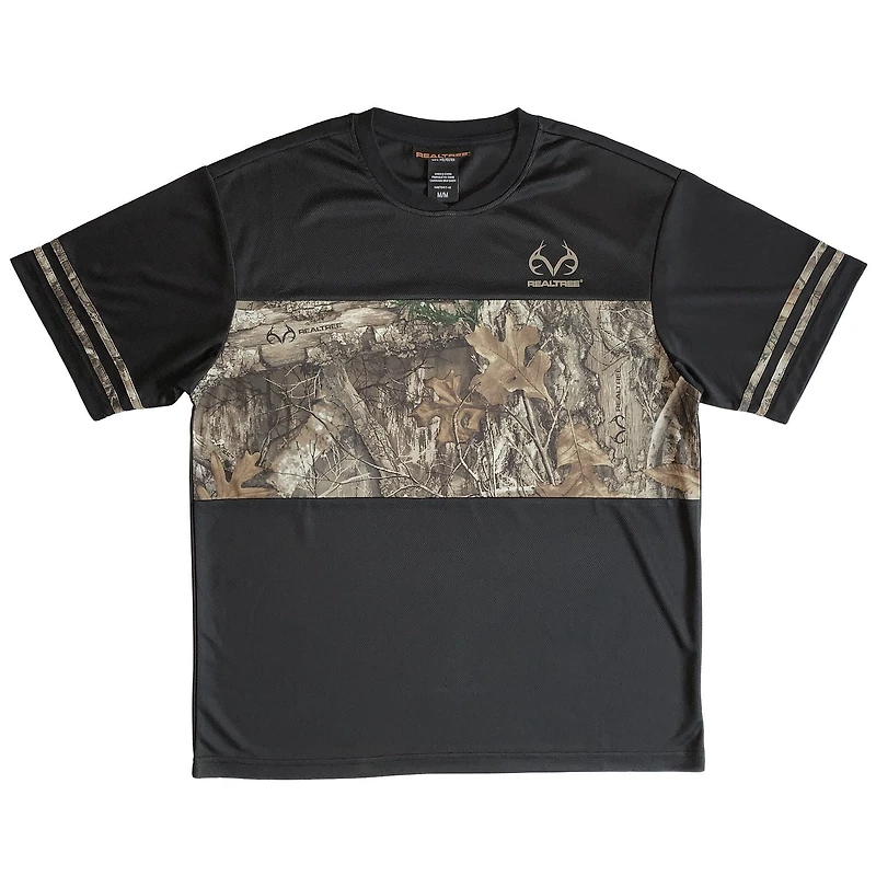 Real Tree Mesh Poly Jersey Short Sleeve Top