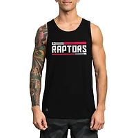 Débardeur graphique noir NBA Toronto Raptors Basketball pour homme