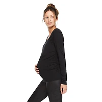 Paisley Sky Maternity Long Sleeve Tee, Sizes S-XXL