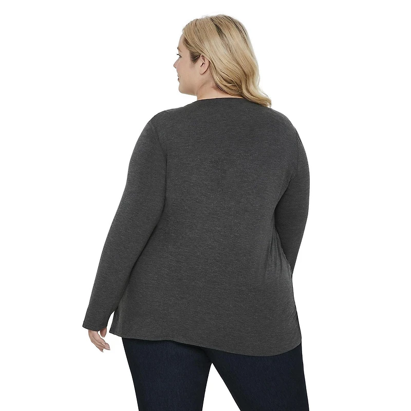George Plus Women's Sequin Fooler Cardigan