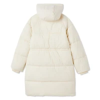 Doudoune à capuchon taille cintrée George pour filles Tailles TP–TG