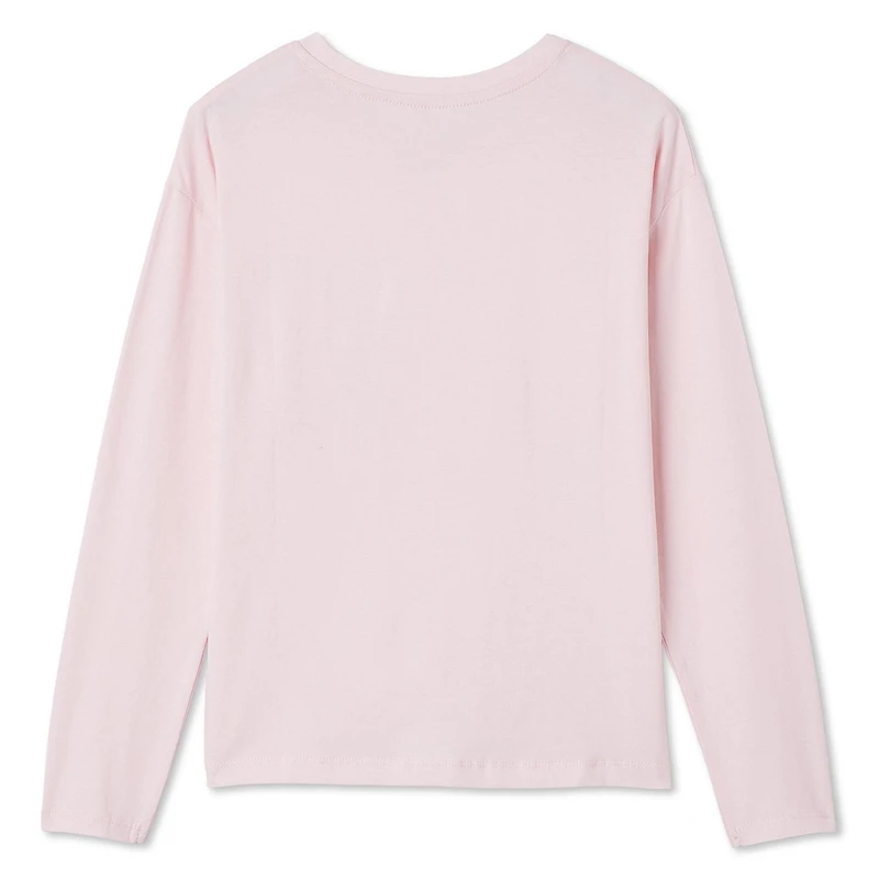 George Girls' Long Sleeve Pocket Tee