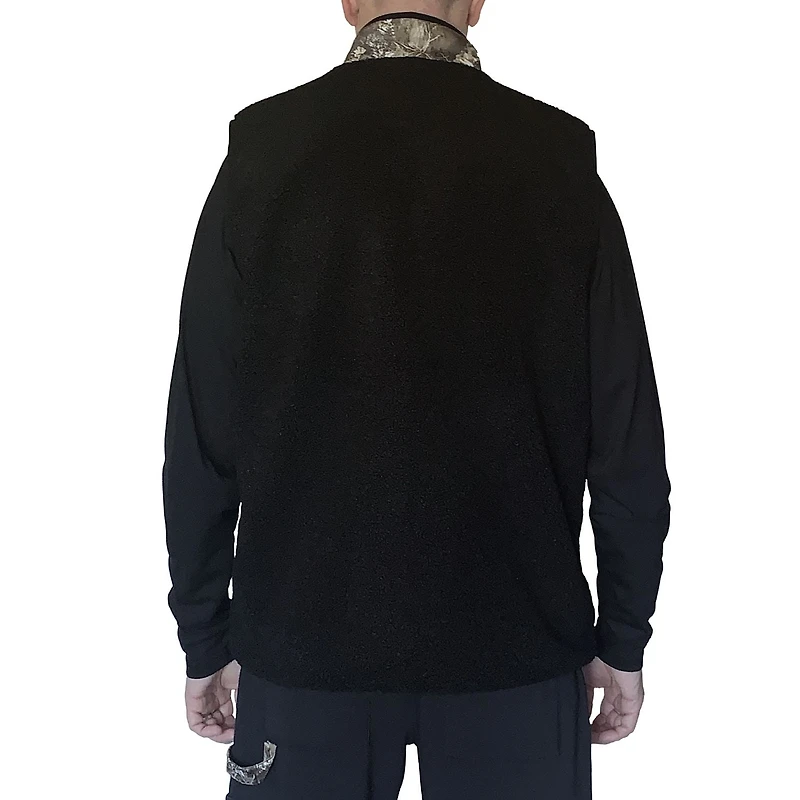 Gilet zippé en sherpa Real Tree Teddy Tailles: P-TTG