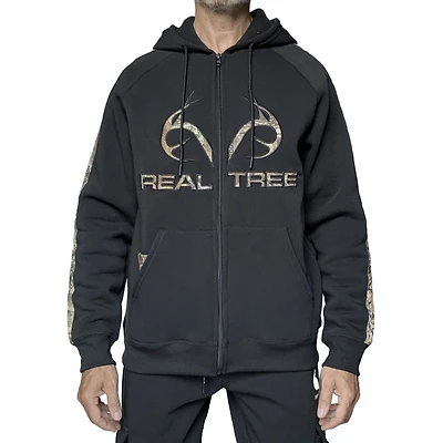 Real Tree Fleece Zip Hoodie, Sizes: S-XXL