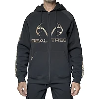 Real Tree Fleece Zip Hoodie, Sizes: S-XXL