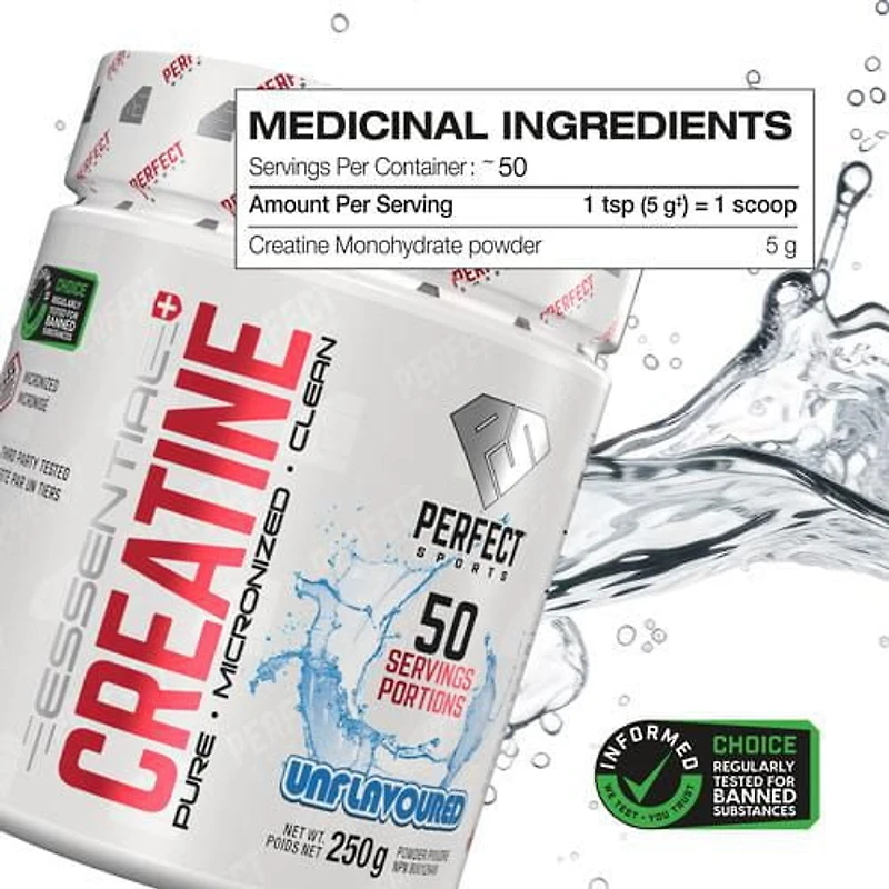 Créatine essentielle 250 g (50 portions) Créatine 250 g (50 portions)